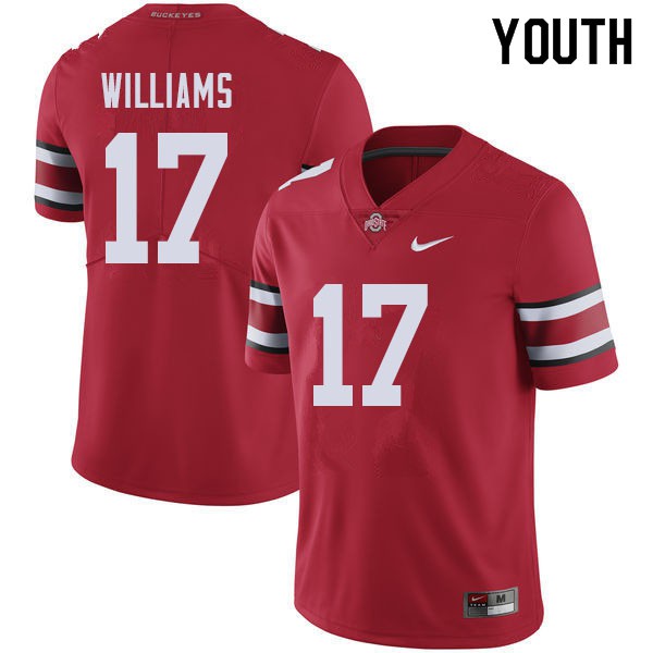 Ohio State Buckeyes #17 Alex Williams Youth Player Jersey Red